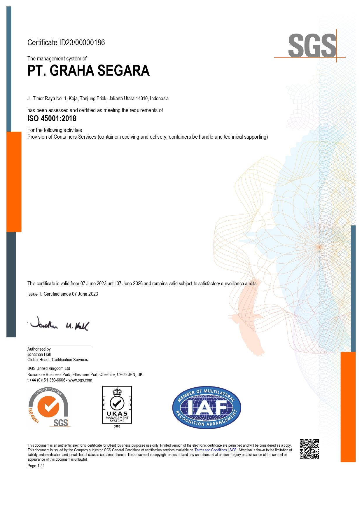 ISO Certificate 1